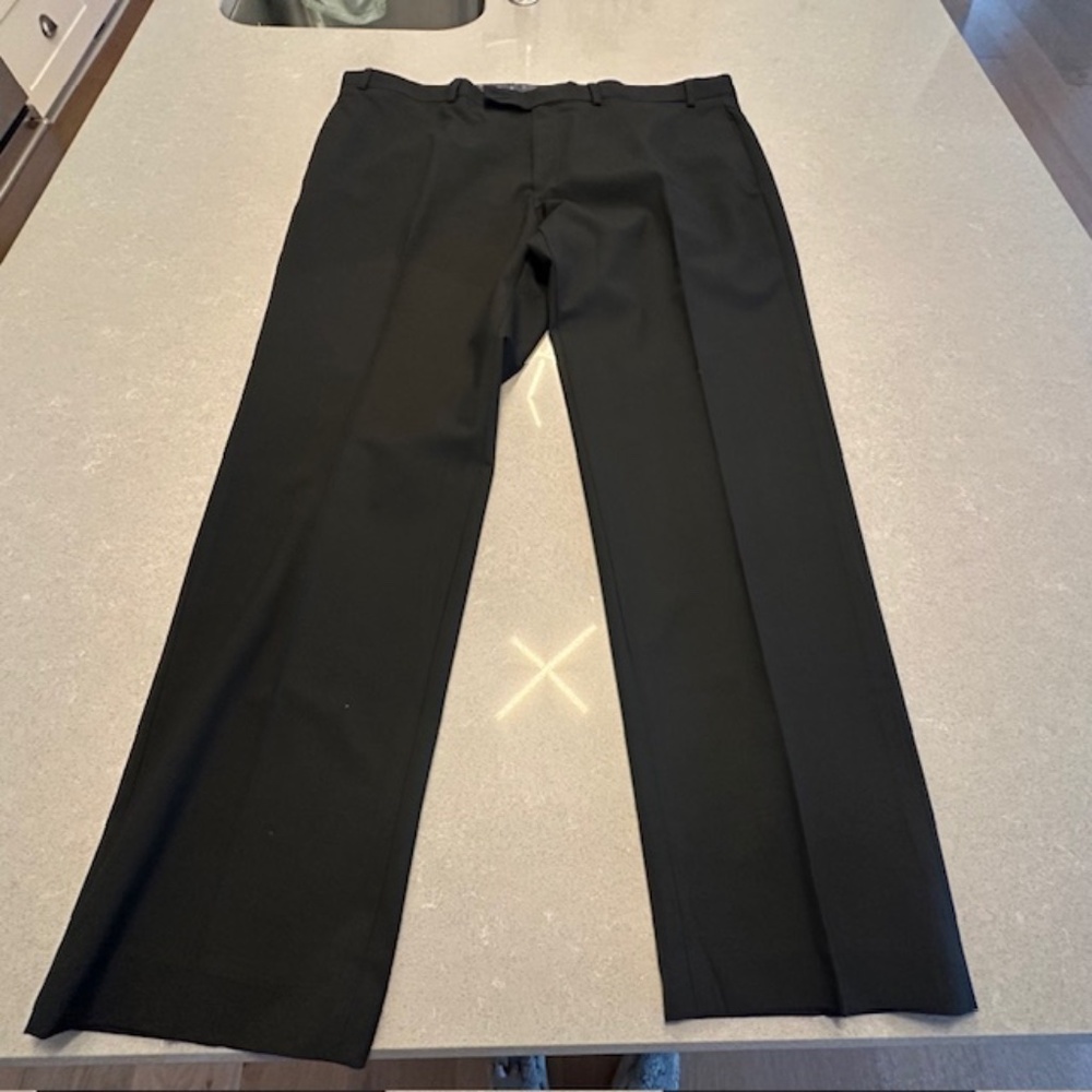 Men's Lauren Ralph Lauren 40x30 Black Dress Pants